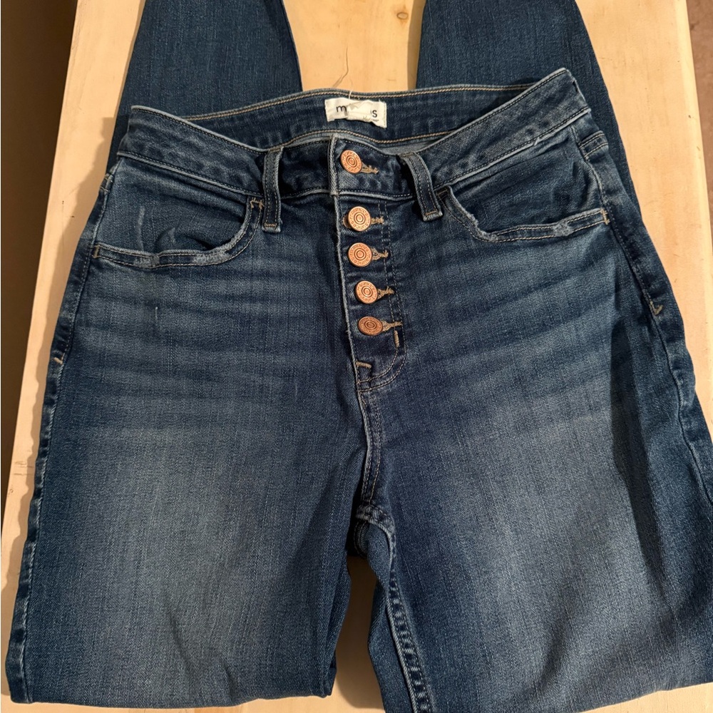 Maurices High Rise Dark Blue Jeans